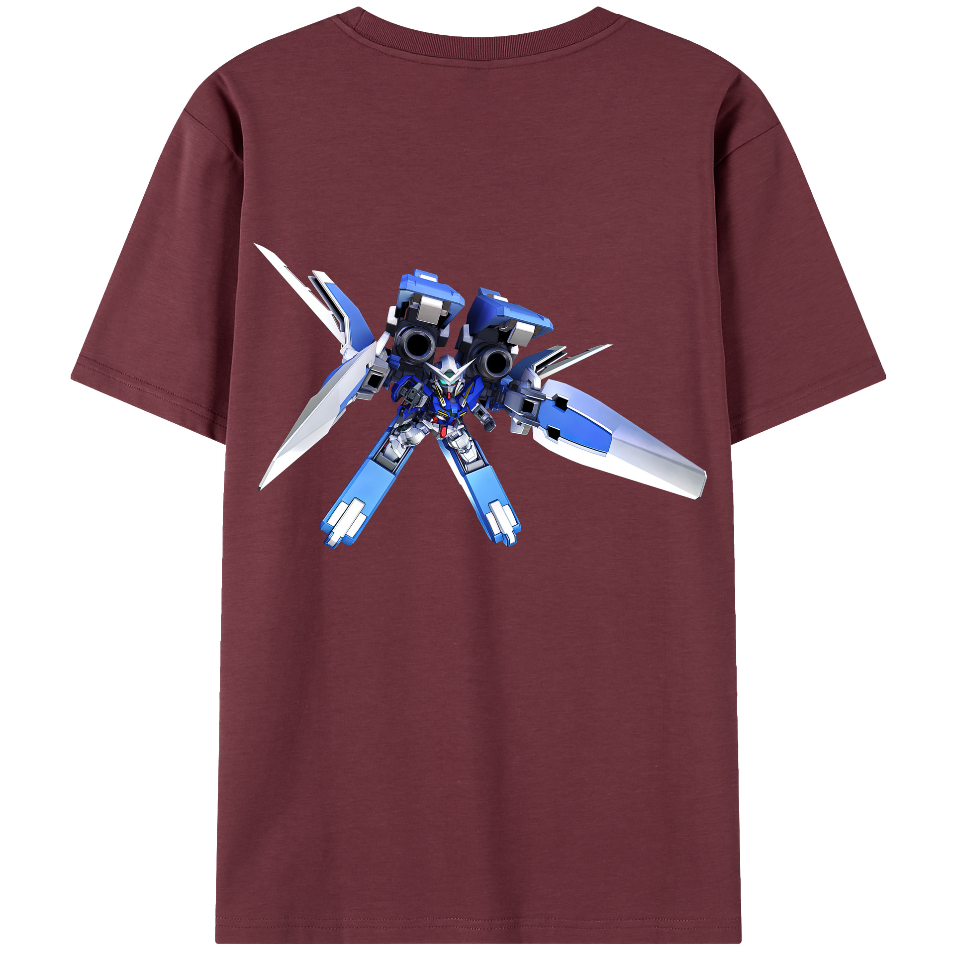 （画像用） 機動戦士ガンダム Mobile Suit Gundam 綿100％半袖Tシャツ（背面プリント）